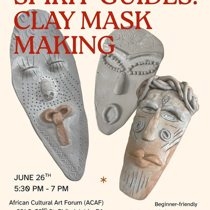 Spirit Guides: Clay Mask Making Event