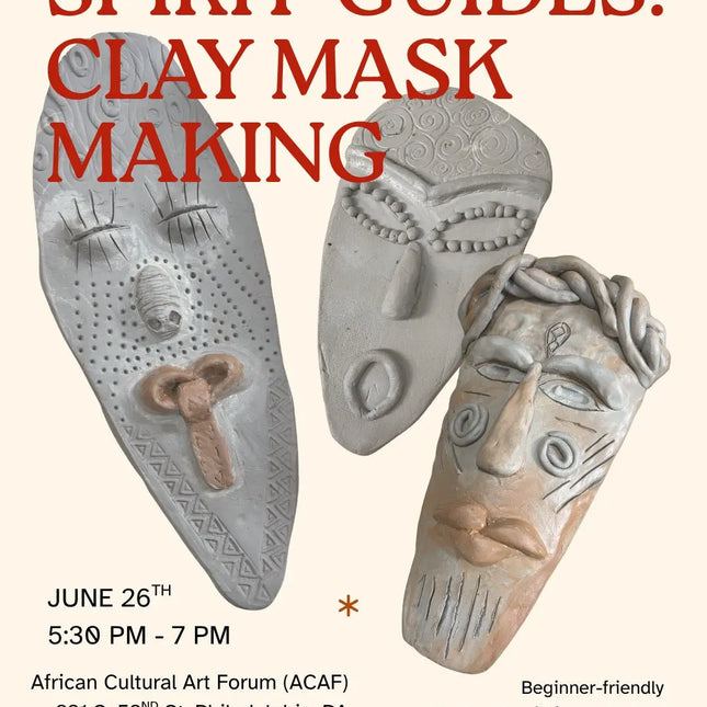 Spirit Guides: Clay Mask Making Event
