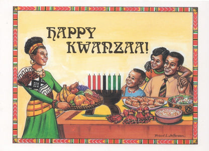 ACAF Kwanzaa Card – Family Celebration inside
