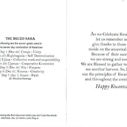 Kwanzaa card 