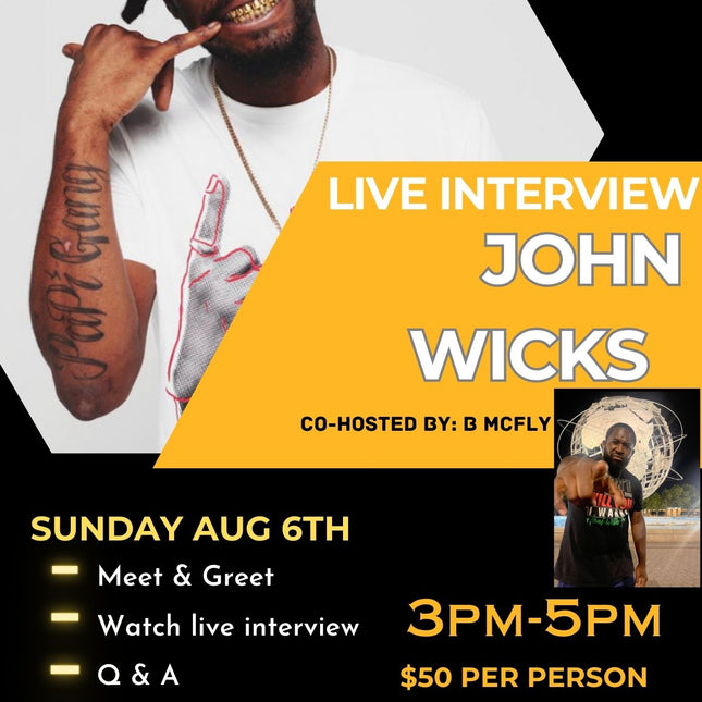 John Wicks Live Interview