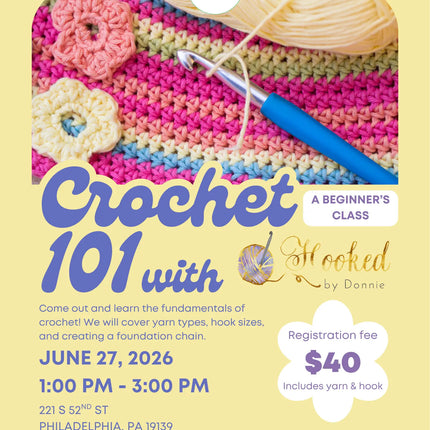 Beginners Crochet Class Event