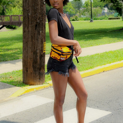 African Printed Fanny Pack
