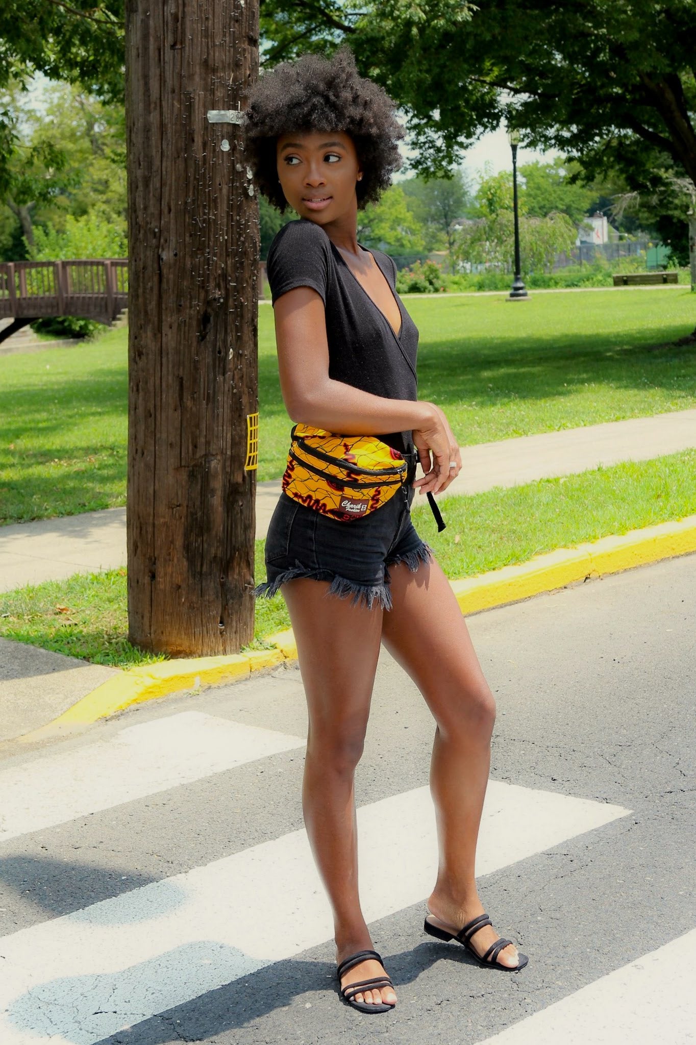 African Printed Fanny Pack